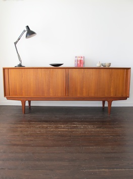 Teak Sideboard by Bernhard Pedersen, Denmark.